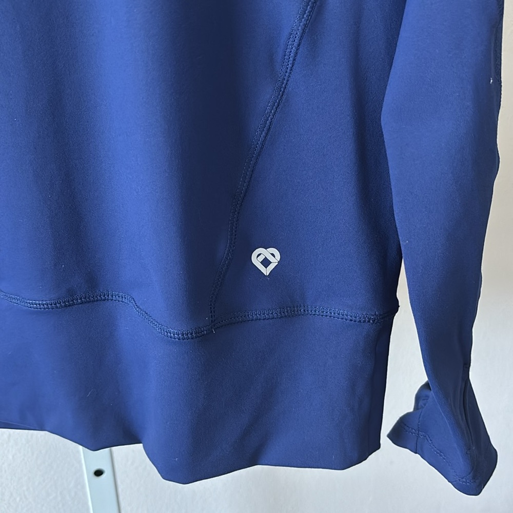 NWT Performance Hoodie S Ruched Sleeve Thumbholes Athleisure Streetwear Casual - Picture 5 of 12